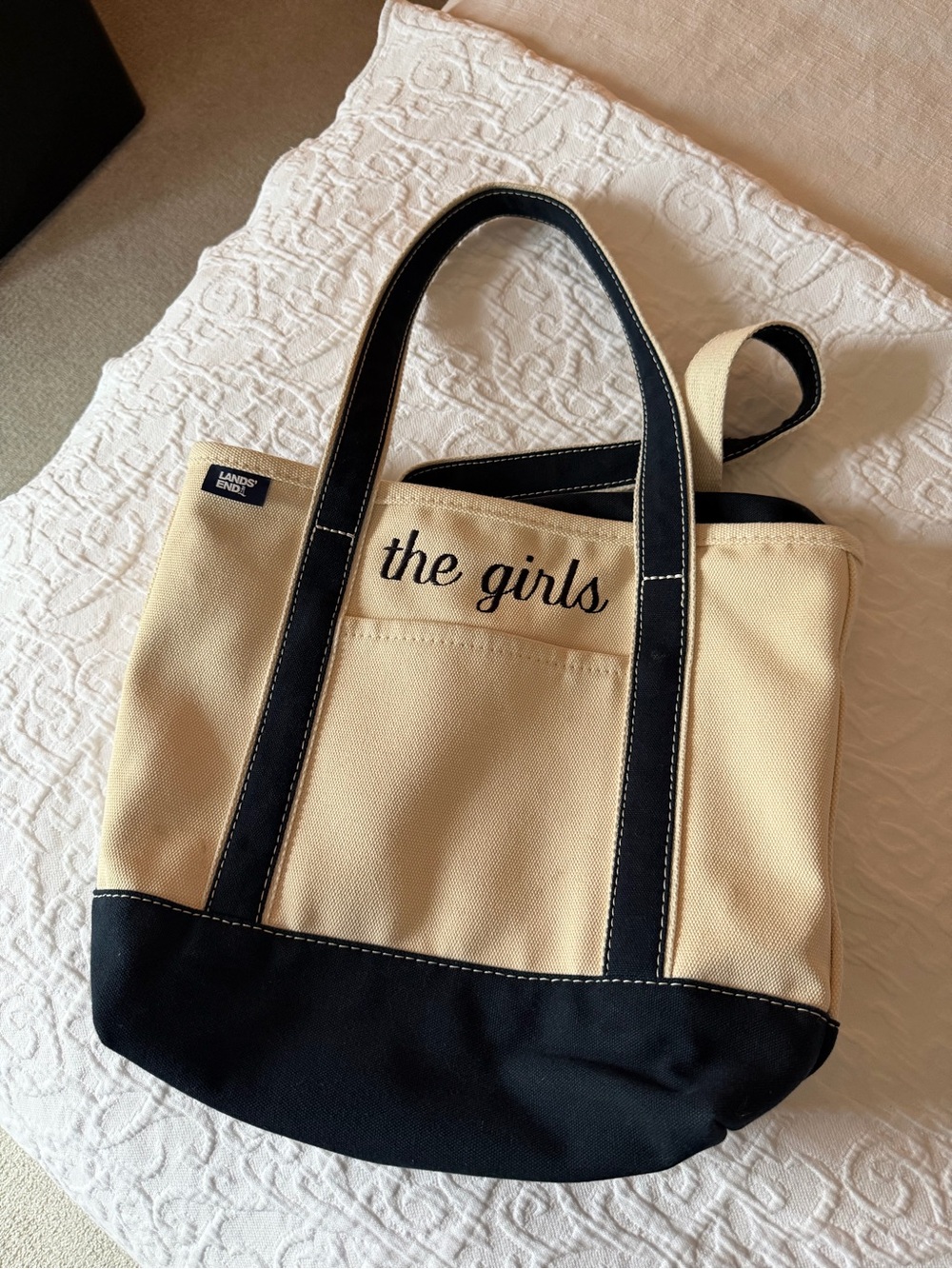 LANDS END TOTE BAG